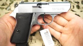 Walther PPKS 22lr Semi Auto Stainless Steel Pistol Review  New World Ordnance [upl. by Berhley]