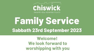 Family Worship Service  Sabbath 23rd September 2023 [upl. by Brandes]