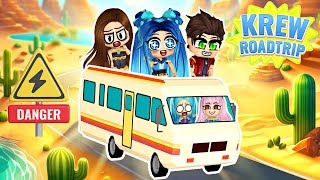 Our FAMILY VACATION in a RV Roblox Dusty Road Trip [upl. by Adnah]