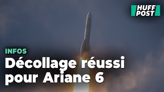 La fusée Ariane 6 a presque réussi son vol inaugural [upl. by Einaj]