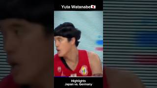 Yuta Watanabe Highlights Japan vs Germany FIBA World Cup yutawatanabe fibaworldcup [upl. by Ciri]