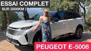 PEUGEOT E5008  ESSAI COMPLET sur 2500Km  7 places à moins de 43 000€ [upl. by Camm]