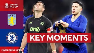 Aston Villa v Chelsea  Key Moments  Fourth Round Replay  Emirates FA Cup 202324 [upl. by Angy]