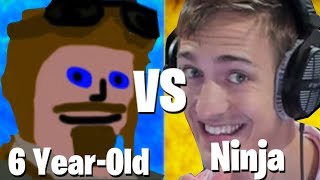 NINJA VS 6 YEAR OLD RAPPER NINJA LOST [upl. by Reisman]