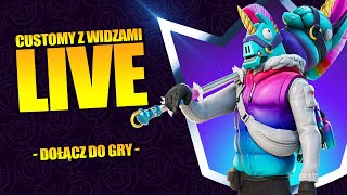 FORTNITE na żywo  CUSTOMY z widzami  SOLO DUO ODDZIAŁY  dołącz do gry  FORTNITE LIVE [upl. by Lat]