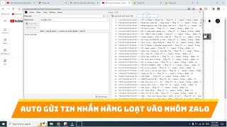 Auto Gửi Tin Nhắn Hàng Loạt Vào Nhóm Zalo  HT Solution [upl. by Ioved]