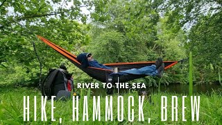 Solo hike hammock and a brew river to the sea A midweek adventure [upl. by Cleodel387]