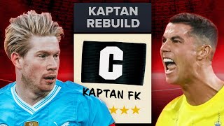 SADECE KAPTAN OLAN FUTBOLCULARDAN TAKIM KURDUM ve REBUILD YAPTIM  FC 24 KARİYER MODU [upl. by Lebatsirc]