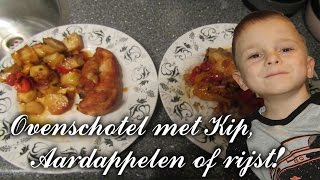 Ovenschotel met Kip aardappel of rijst  Koetkitchen [upl. by Lebezej]