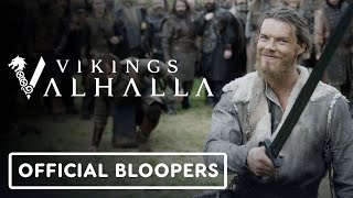 Vikings Valhalla Season 1  Official Bloopers Frida Gustavsson Sam Corlett Leo Suter Netflix [upl. by Halda]