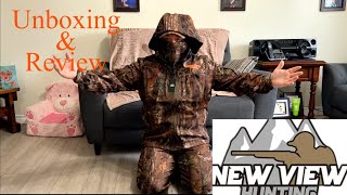 New View Hunting Unboxing And Review Of Rain and Hunting Suit and 35L Backpack [upl. by Jonis]