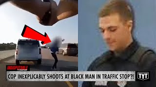 WATCH Cop Shoots At Unarmed Man For No Reason In Traffic Stop Hits Car On Highway [upl. by Donella315]