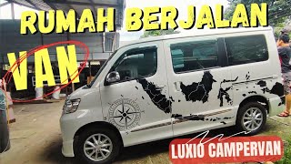 LUXIO JADI GANTENG Campervan Super Nyaman Super Luas Siap Bawa Bini Anak Keliling Indonesia Keren [upl. by Jain935]