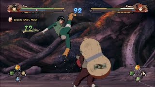 Rock Lee VS Gaara  Naruto shippuden ultimate Ninja storm 4 [upl. by Suissac]