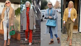 Fall Fashion Trends for Women Over 50 2024 🎀💅👗 [upl. by Farro]