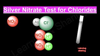 Silver Nitrate Test for Chlorides Nitric Acid Silver Nitrate Silver Chloride White Precipitate [upl. by Diann310]