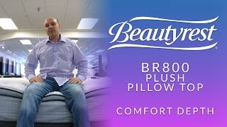 Beautyrest BR800 Plush Pillow Top Mattress Comfort Depth 2 [upl. by Campbell]