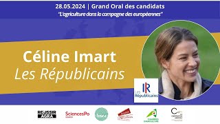 Grand oral Agriculture et Europe 2024  Céline Imart  Les Républicains [upl. by Anawaj]