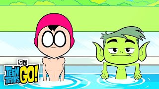 Justice League Pool  Teen Titans Go  Cartoon Network [upl. by Nyleaj]