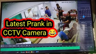 Prank in CCTV Camera 😂  30000000 [upl. by Chlores]