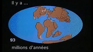 La dérive des continents depuis 200 millions dannées [upl. by Yro439]