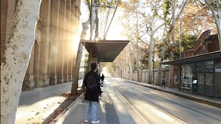 Barcelona Walk  Carrer de Wellington  El Parc i la Llacuna del Poblenou [upl. by Eceirahs819]