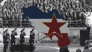 National anthem of Yugoslavia Tito Funeral Version [upl. by Aduh]