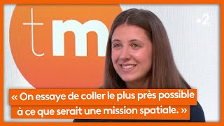 L’interview d’actualité  Marie Delaroche raconte son séjour dans une réplique de base spatiale [upl. by Bushweller]