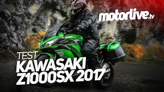 KAWASAKI Z1000 SX 2017  TEST [upl. by Nahsez]