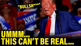 Shaky Trump CUSSES AT EVERYONE during Wisconsin Rally [upl. by Ennylcaj]