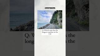 Quiz Time  US State with longest coastline  geography quiz usa quiztime coastline [upl. by Stark]