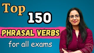 Top 150 Phrasal Verbs for all Exams  SSC CGL 2023  English With Rani Maam [upl. by Haye]