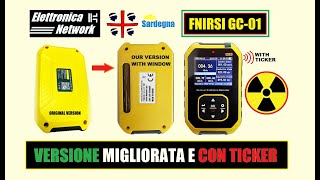 Contatore Geiger FNIRSI GC01 Migliorato dalla ditta Elettronica Network [upl. by Auria503]