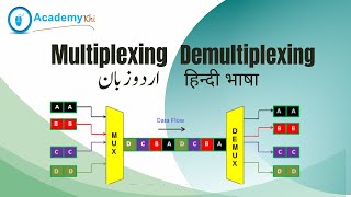 What is Multiplexing  Demultiplexing  Types of Multiplexing  Mux and Demux  Urdu  Hindi [upl. by Eelessej]