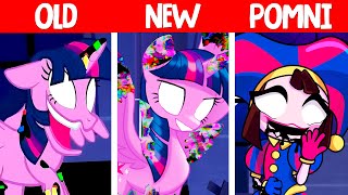 Dusk Till Dawn  Pomni Vs Twilight Sparkle  Old vs New vs AMAZING DIGITAL CIRCUS in FNF [upl. by Nnahgaem]