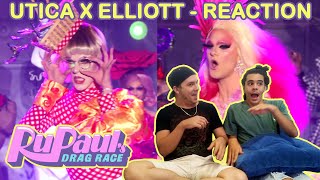 Utica X Elliott With 2 Ts  BRAZIL RACTION  RuPauls Drag Race  Season 13 [upl. by Sarene]