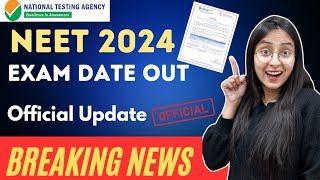 NEET 2024 Date Released  NTA Official Update neet neet2024 update [upl. by Pohsib]