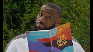 LeBron James hilariously poked fun at the meme where he just reads the first page of a book [upl. by Inoek684]