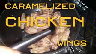 Caramelized Chicken Wings Recipe [upl. by Ecyob]