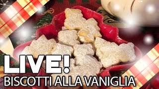 BISCOTTI ALLA VANIGLIA biscotti  CRICUCINA [upl. by Nnayelsel]