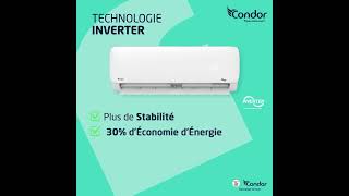 Découvrez les avantages de la Technologie Inverter pour le Climatiseur Alpha Inverter de Condor [upl. by Youngran]