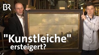 Gemälde des Barock Seestück quotFischfangquot bei Auktion ersteigert  Kunst  Krempel  BR [upl. by Nonnelg]