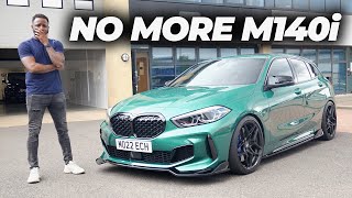 BMW M140i 2019 xDrive AKRAPOVIC SLIPON Titane  CataSport Akrapovic instagram  Darkknight140i [upl. by Brooking]