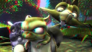 Anaglyph 3D Video Animation  Cartoon Full HD Red Cyan Movie [upl. by Enileme647]