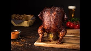 Smoked Beer Can Chicken  Oklahoma Joe’s® [upl. by Hanforrd]