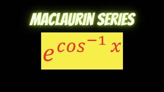 Maclaurin series of ecos1x [upl. by Mel]