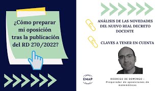 ¿Quieres ser profesor  Así serán las oposiciones docentes en 2023 y 2024 [upl. by Audi632]