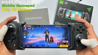 Razer Kishi Universal Mobile Gaming Controller Unboxing And Gaming [upl. by Nnayrrehs]