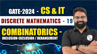 Discrete Mathematics 19  Combinatorics  Inclusion Exclusion  Derangement  CS amp IT  GATE 2024 [upl. by Hoseia]