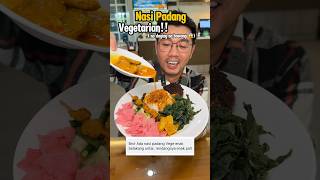 Nasi padang Vegetarian 😱😱😱 full video ada di IG ya [upl. by Fogel874]